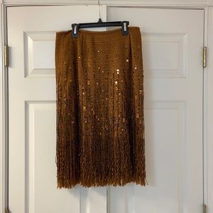 Lafayette 148 beaded skirt